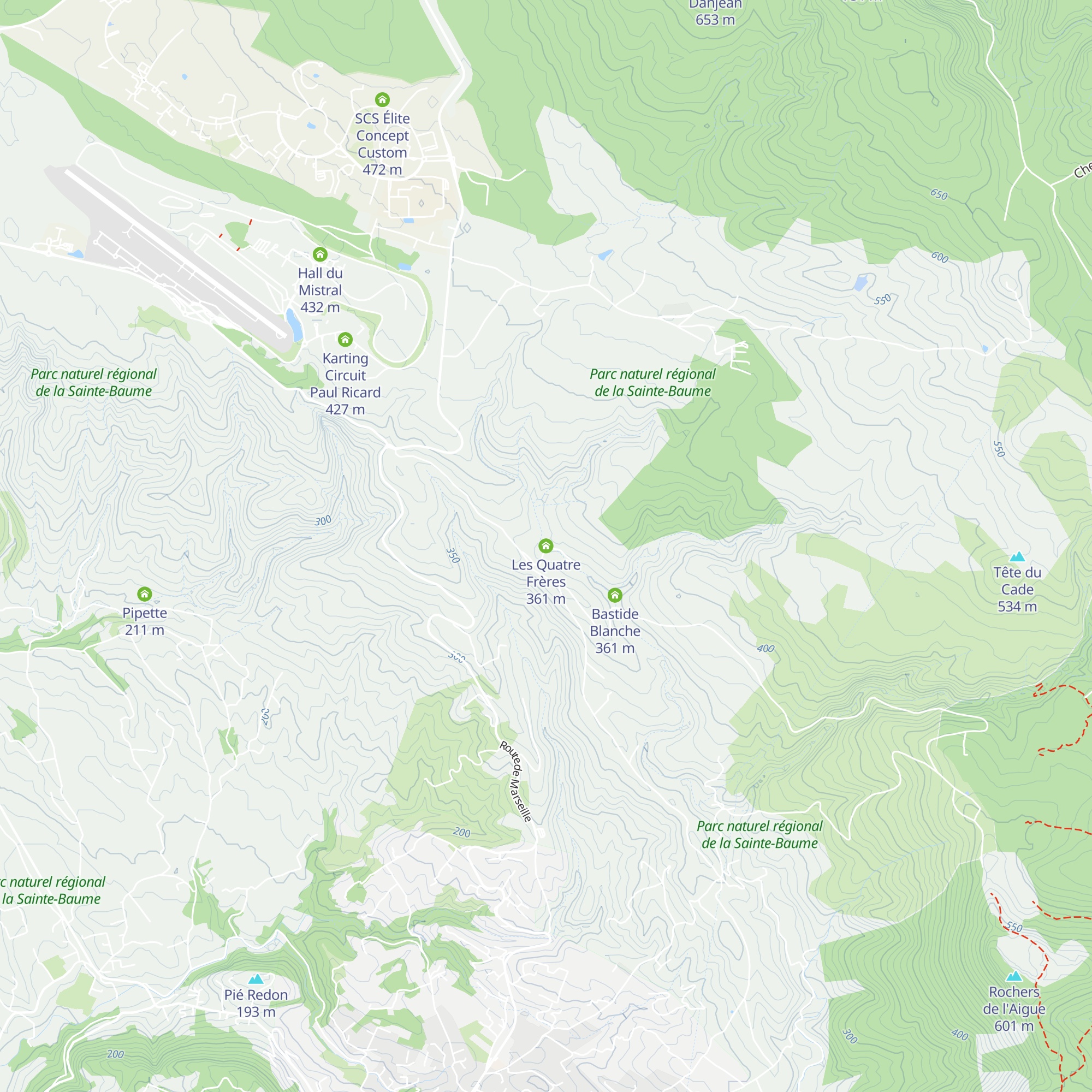 Les Quatre Frères map