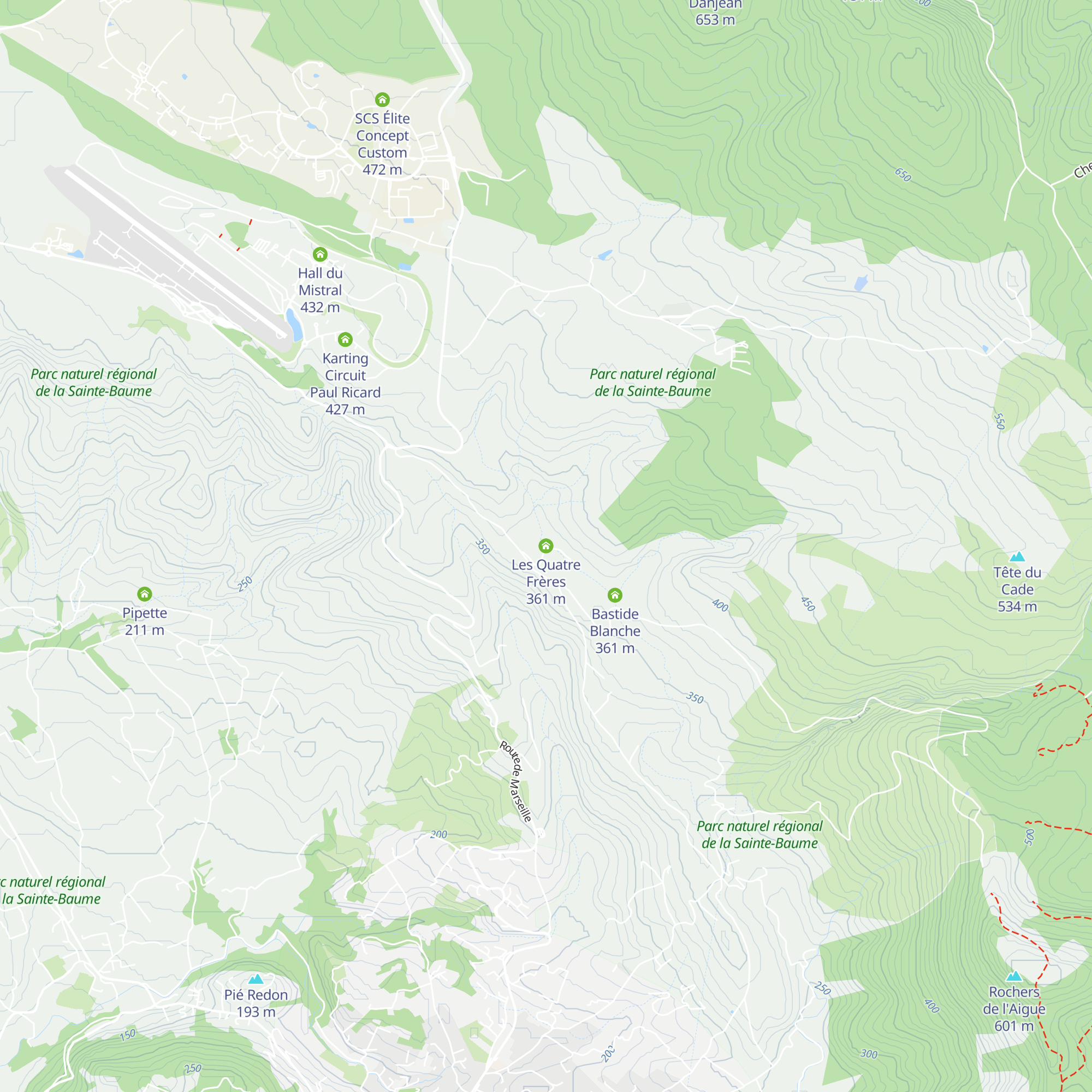 Les Quatre Frères map