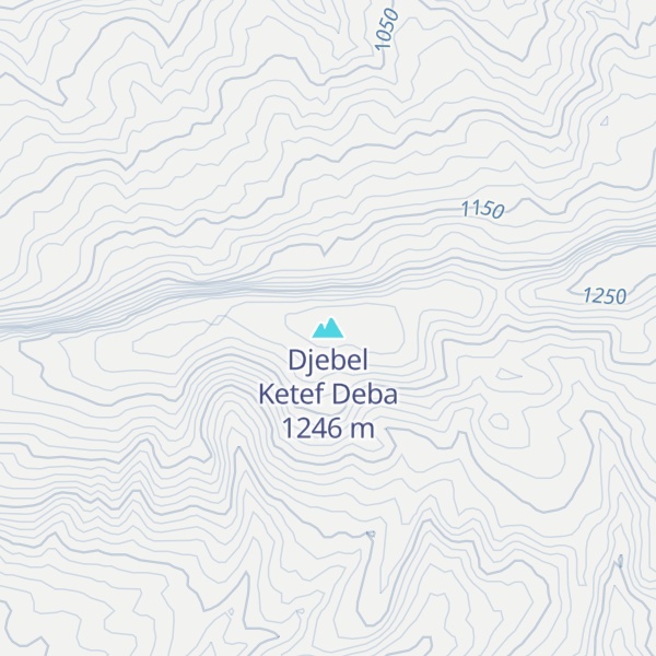 Map of Djebel Ketef Deba