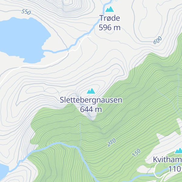 Map of Slettebergnausen
