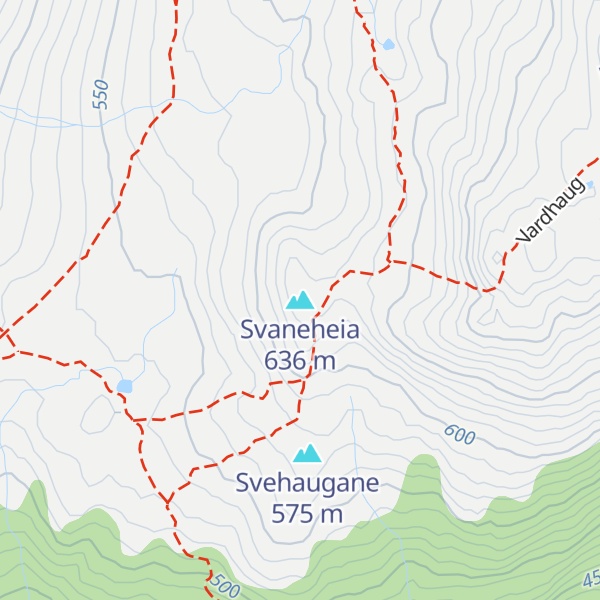Map of Svaneheia