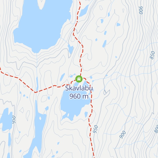 Map of Skavlabu