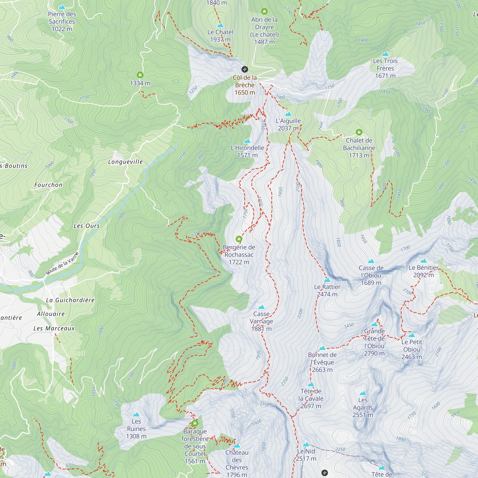 Bergerie de Rochassac map