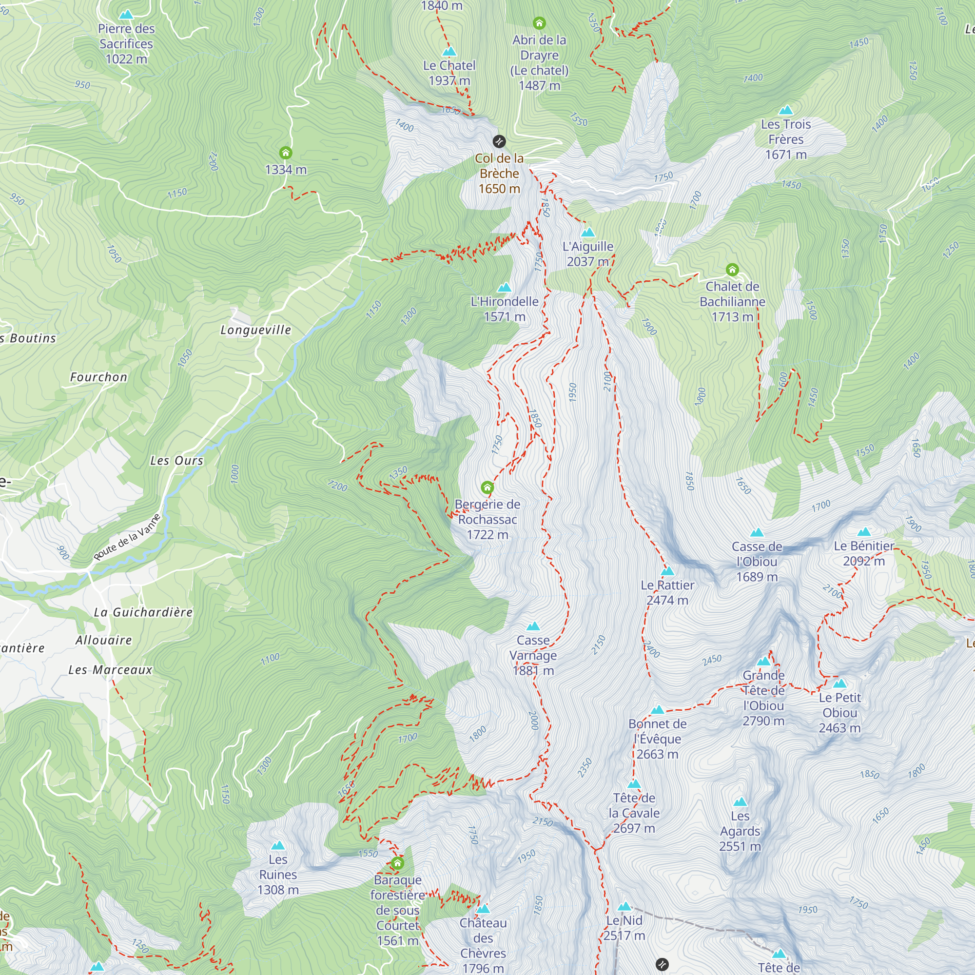 Bergerie de Rochassac map