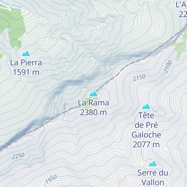Map of La Rama