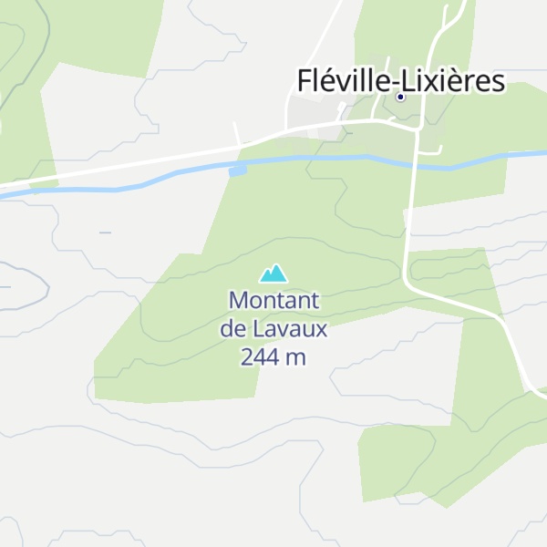 Map of Montant de Lavaux