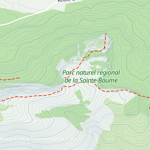 Map of Bau de Saint-Cassien