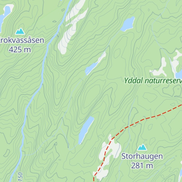 Map of Lomsfjellet