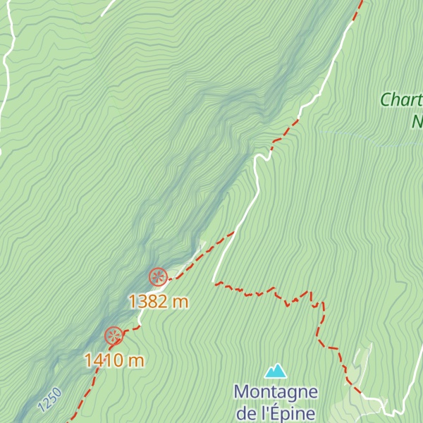 Map of Pointe de Gratte-Cul