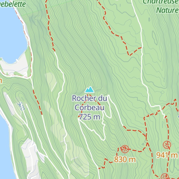 Map of Rocher du Corbeau