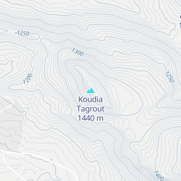 Map of Koudia Tagrout