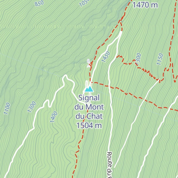 Map of Signal du Mont du Chat