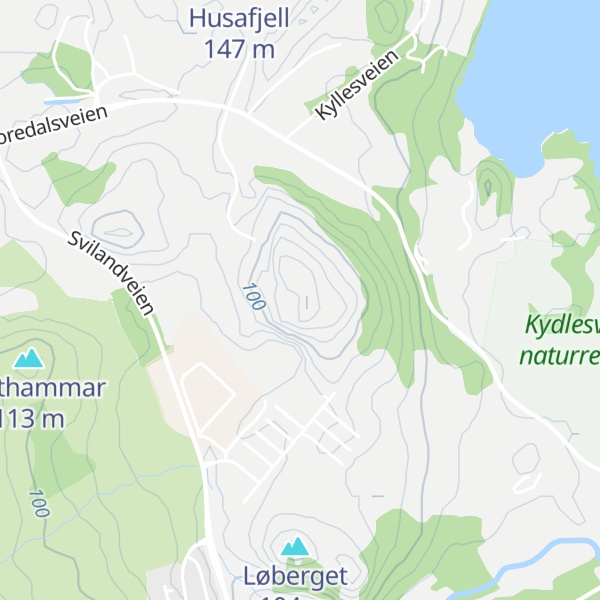 Map of Torsteinsfjellet