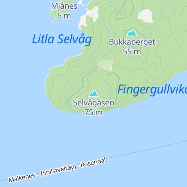 Map of Selvågåsen