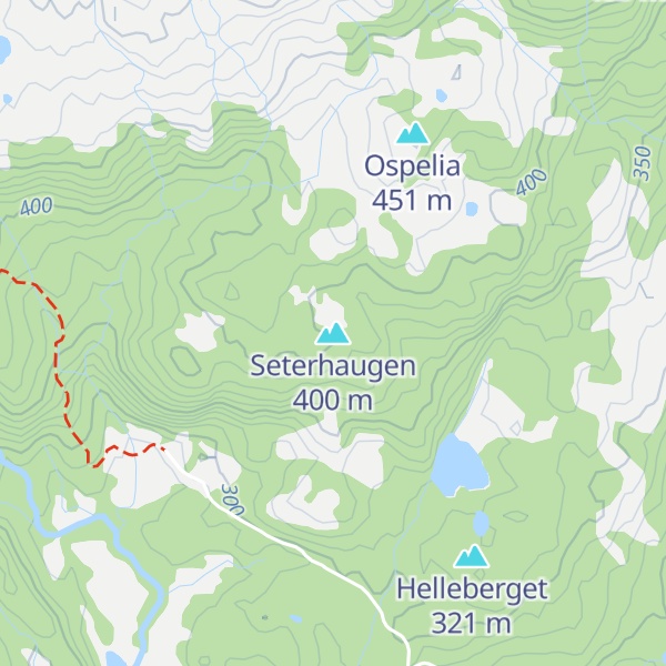 Map of Seterhaugen