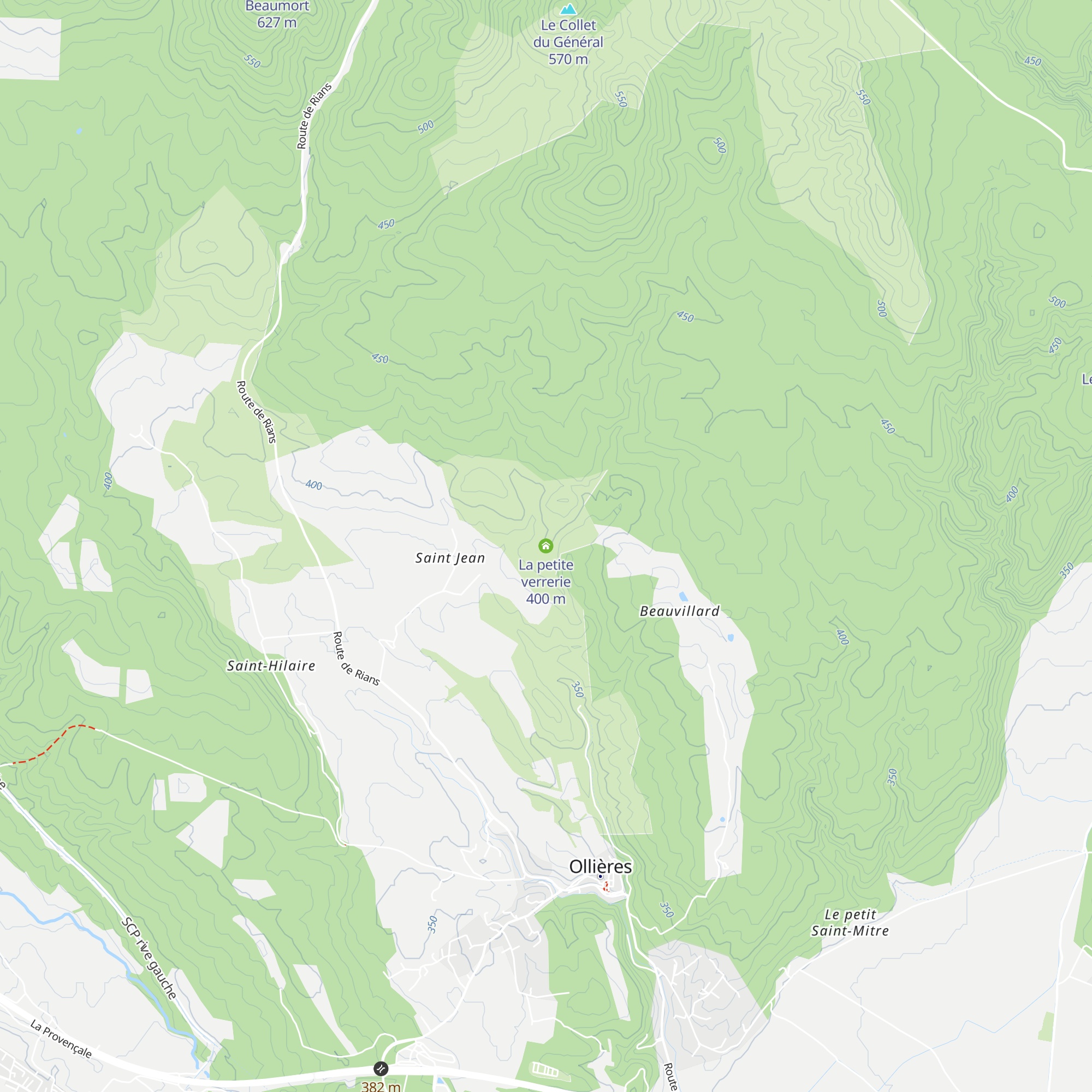 La petite verrerie map