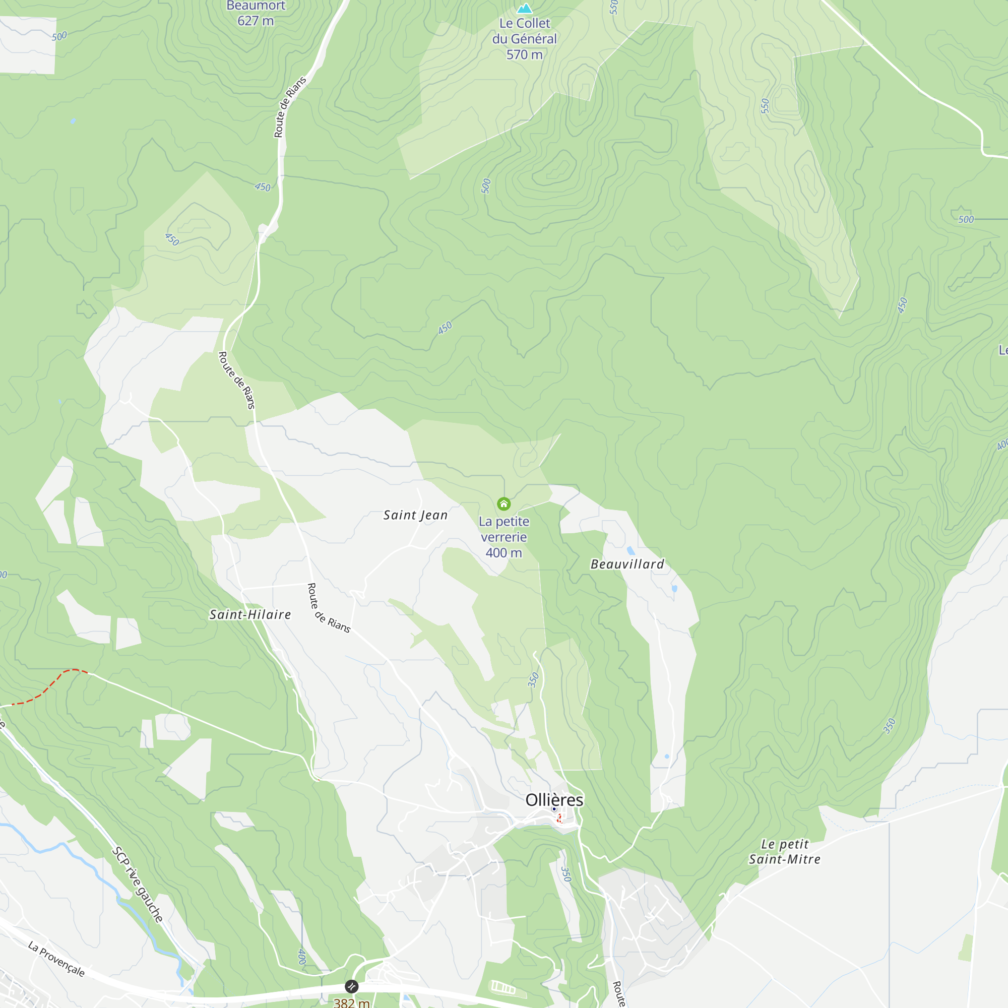 La petite verrerie map