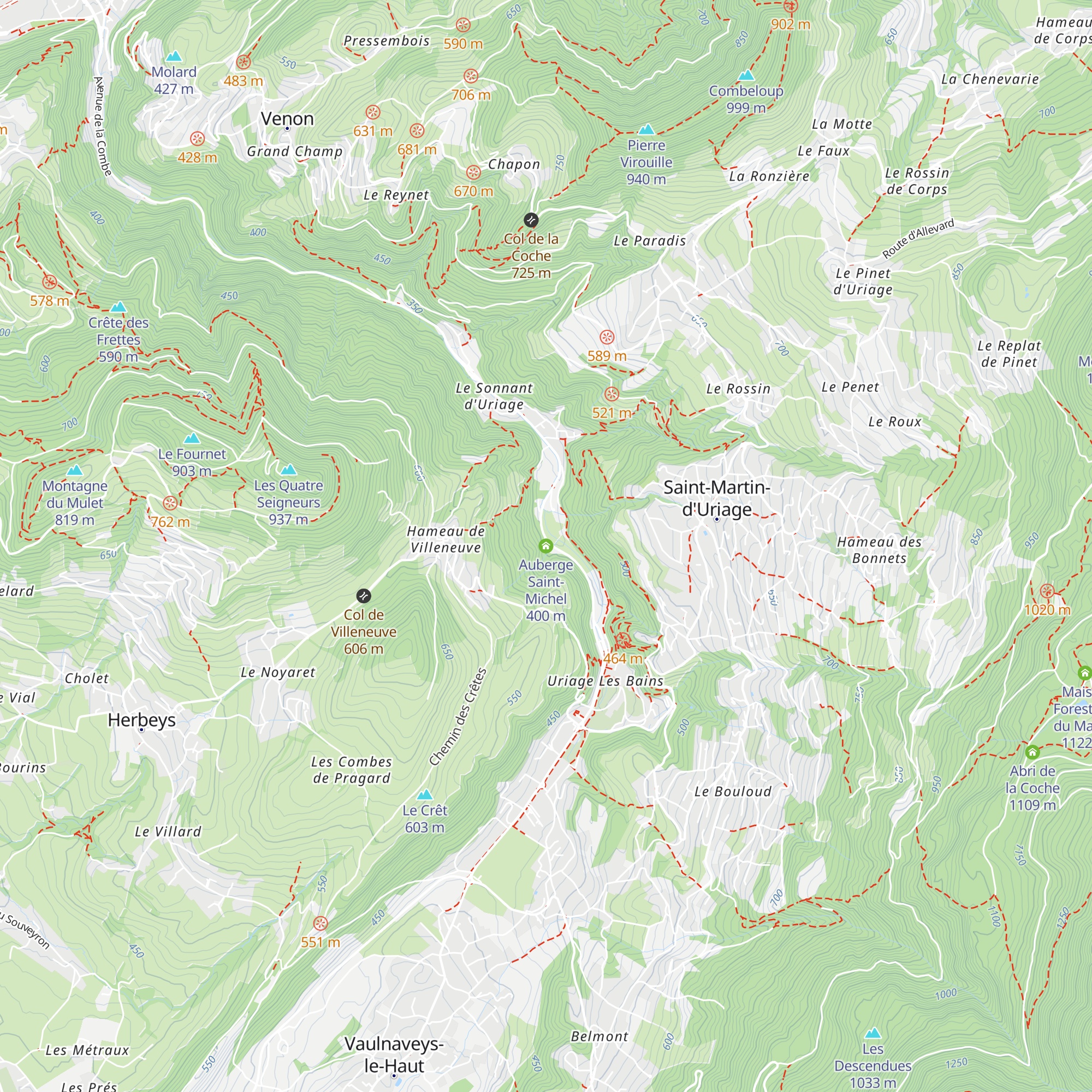 Auberge Saint-Michel map