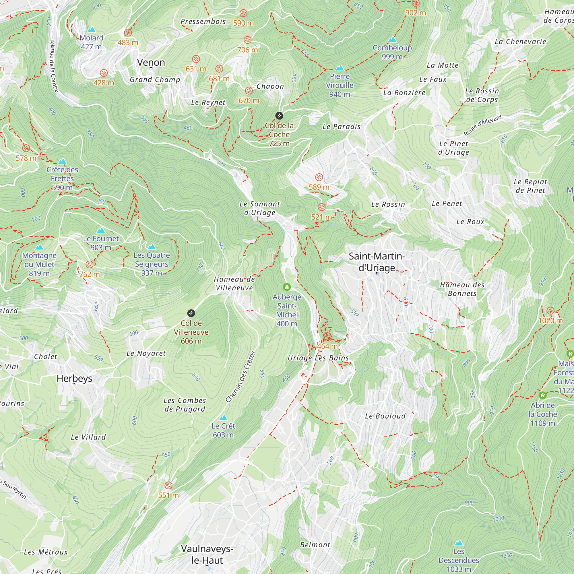 Auberge Saint-Michel map