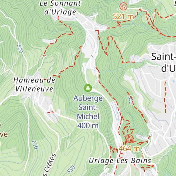 Map of Auberge Saint-Michel