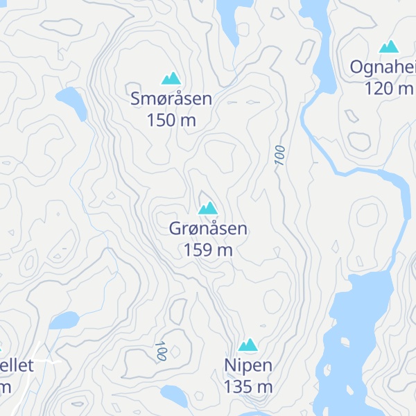 Map of Grønåsen