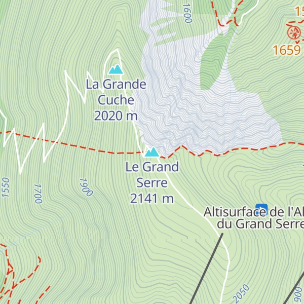 Map of Le Grand Serre