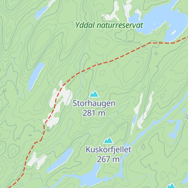 Map of Storhaugen