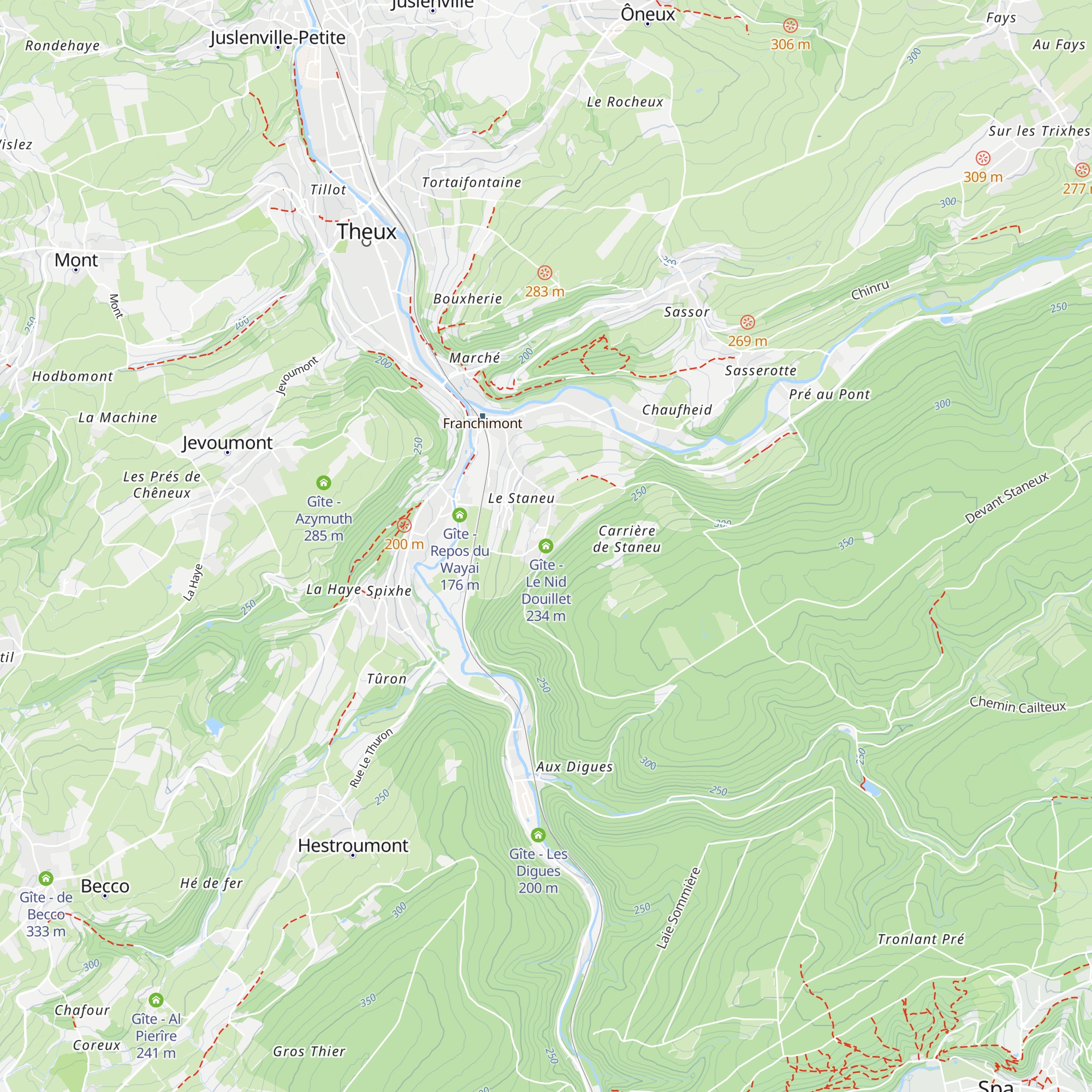 Gîte - Le Nid Douillet map