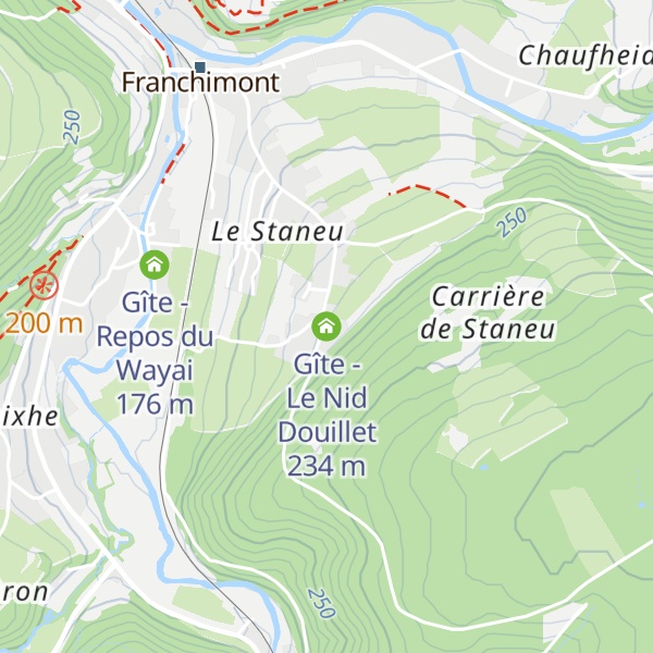 Map of Gîte - Le Nid Douillet