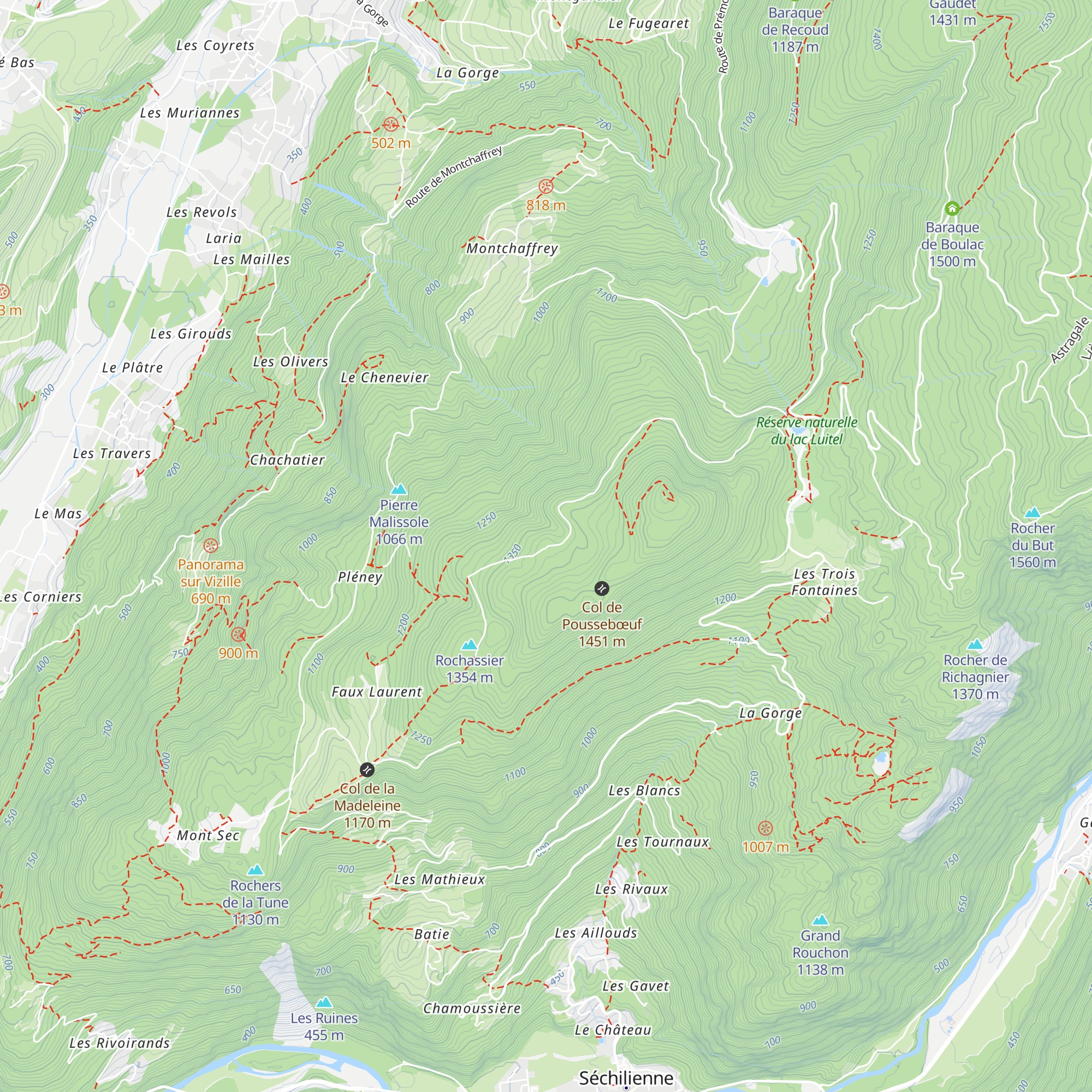 Baraque Pagnot map