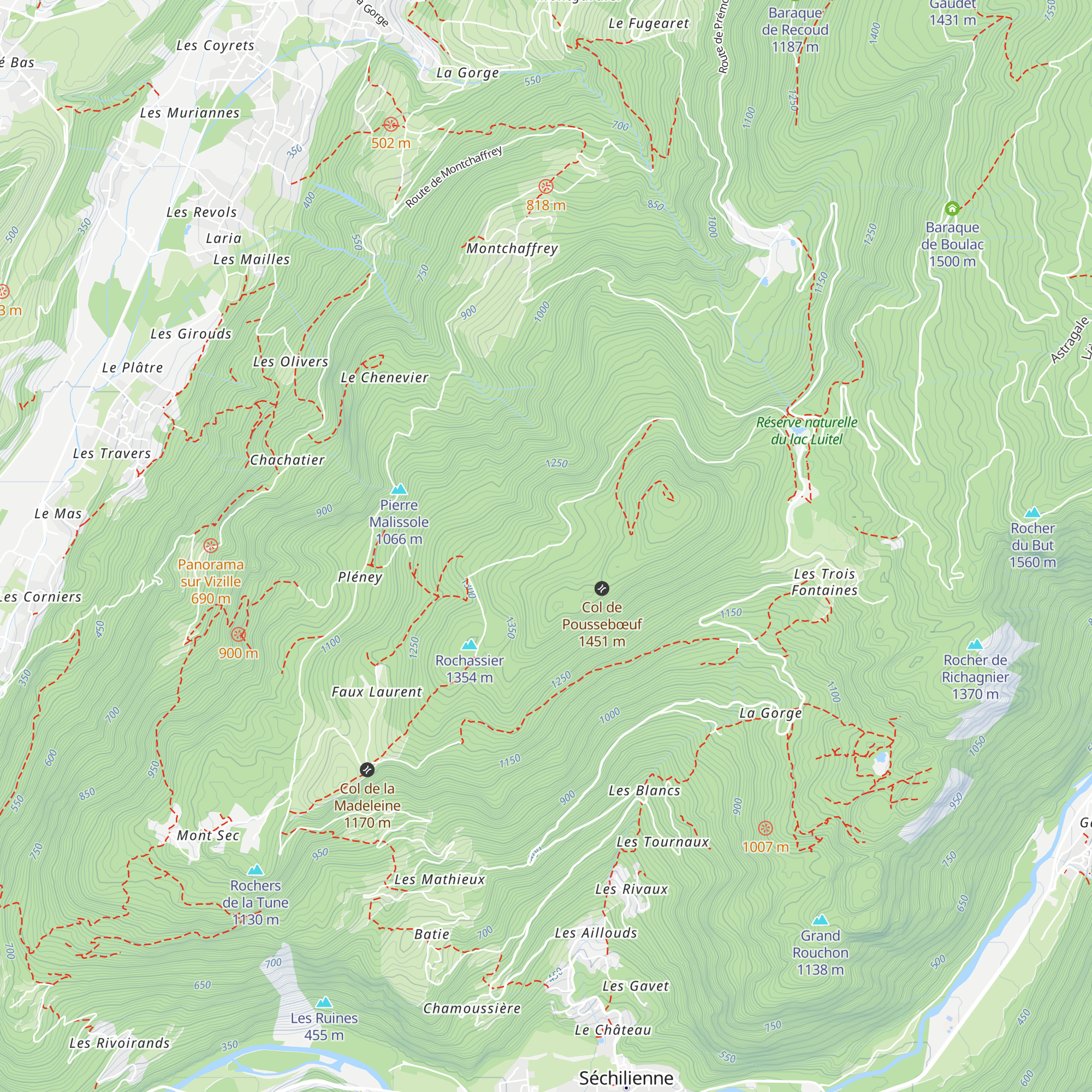 Baraque Pagnot map