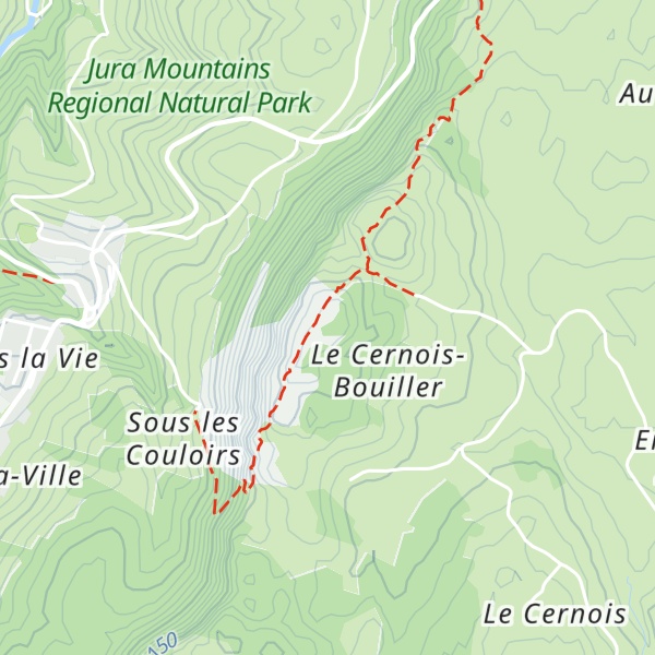 Map of Croix des couloirs