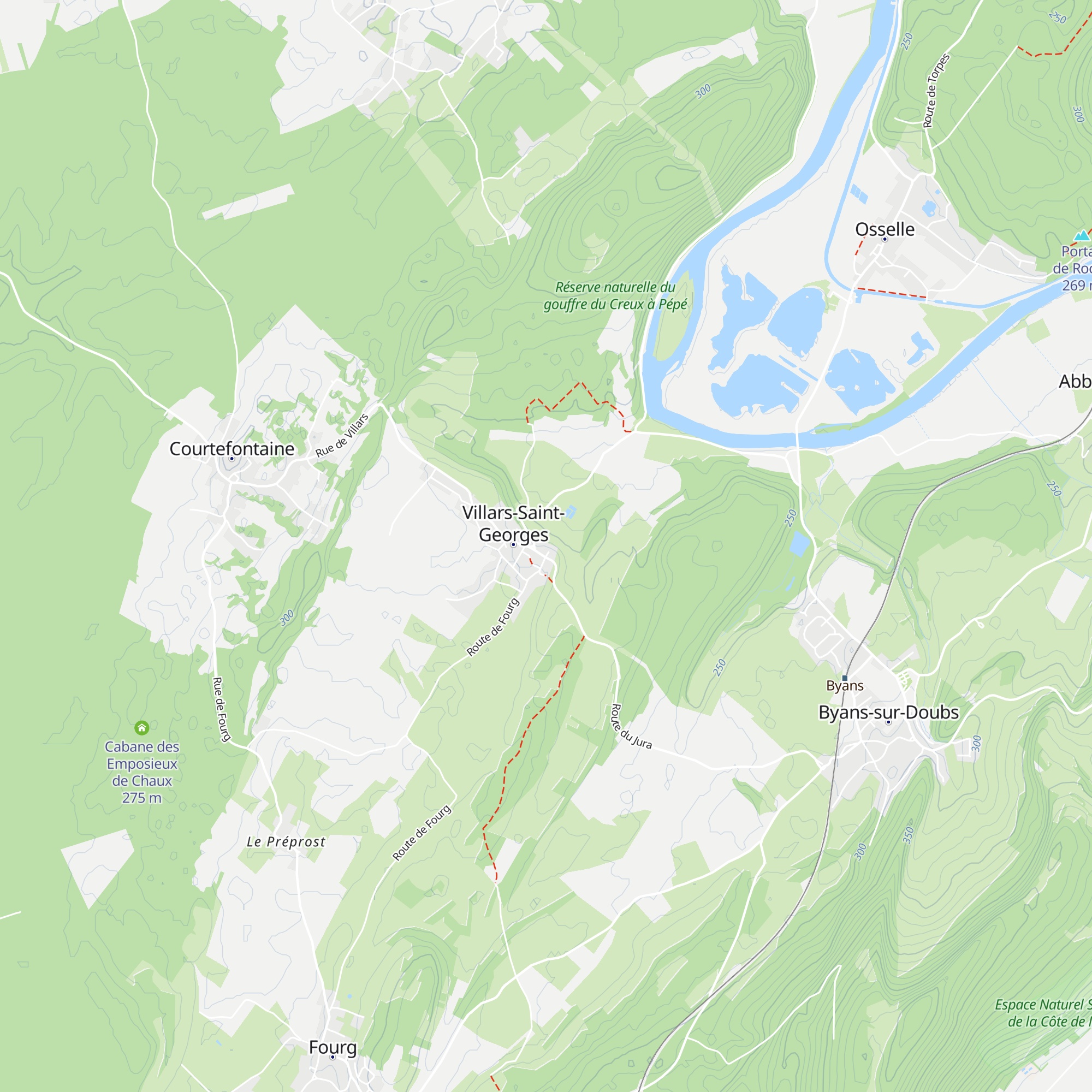 Gîte map