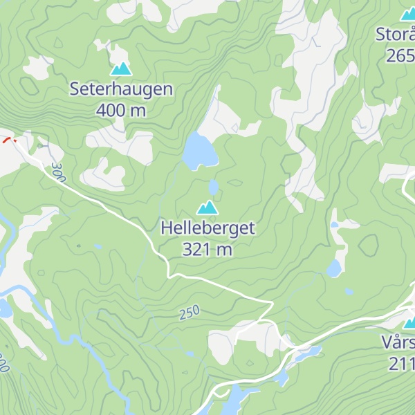 Map of Helleberget