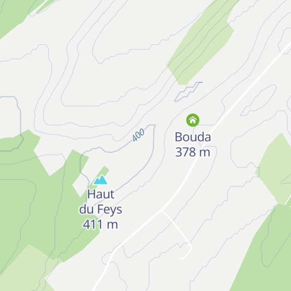 Map of Dessus Bouda