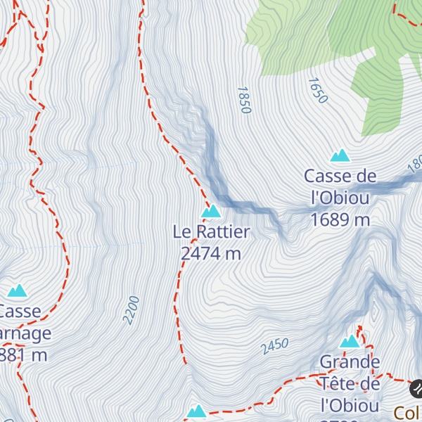 Map of Le Rattier