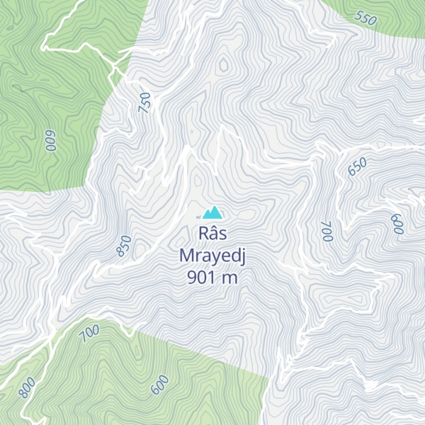 Map of Râs Mrayedj
