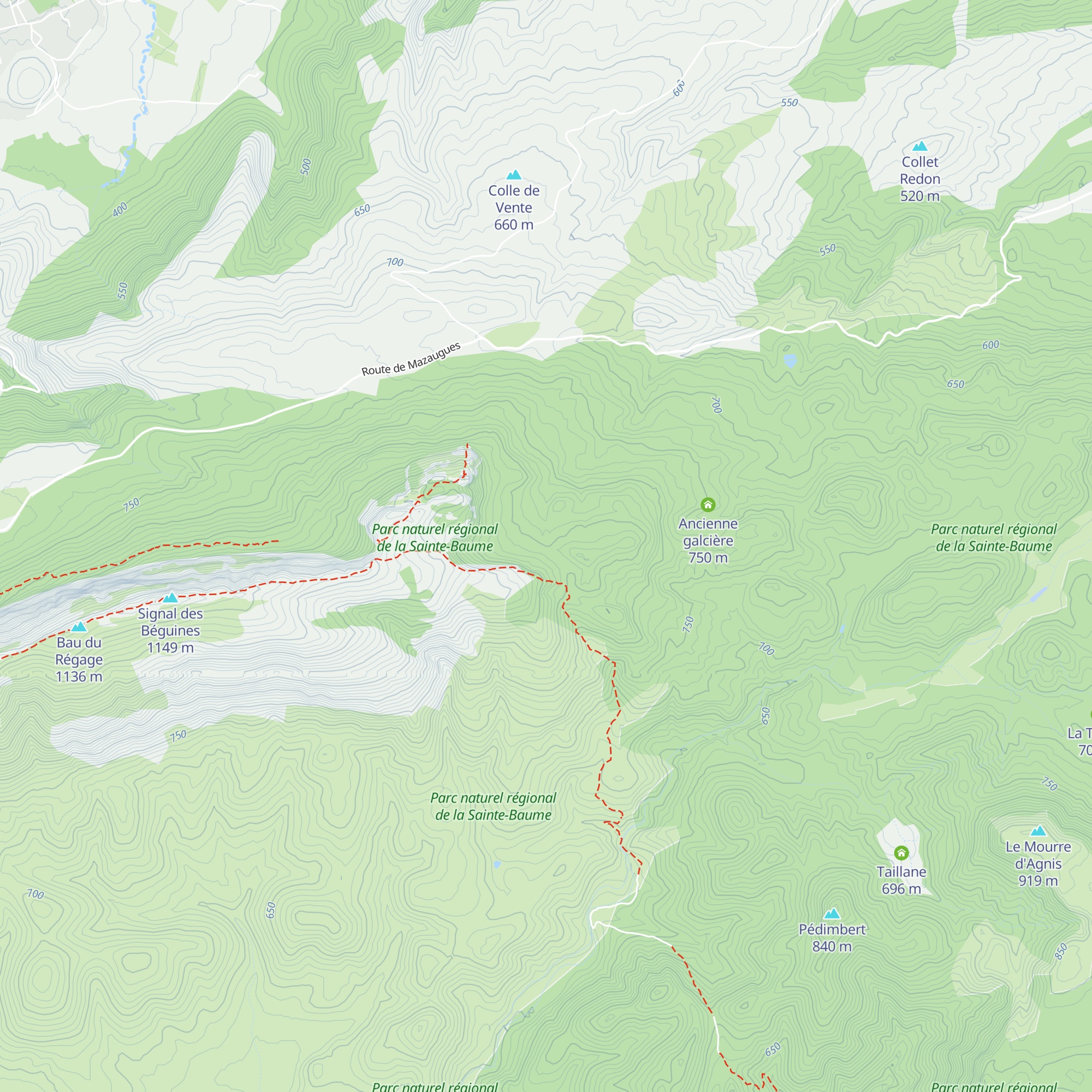Ancienne galcière map