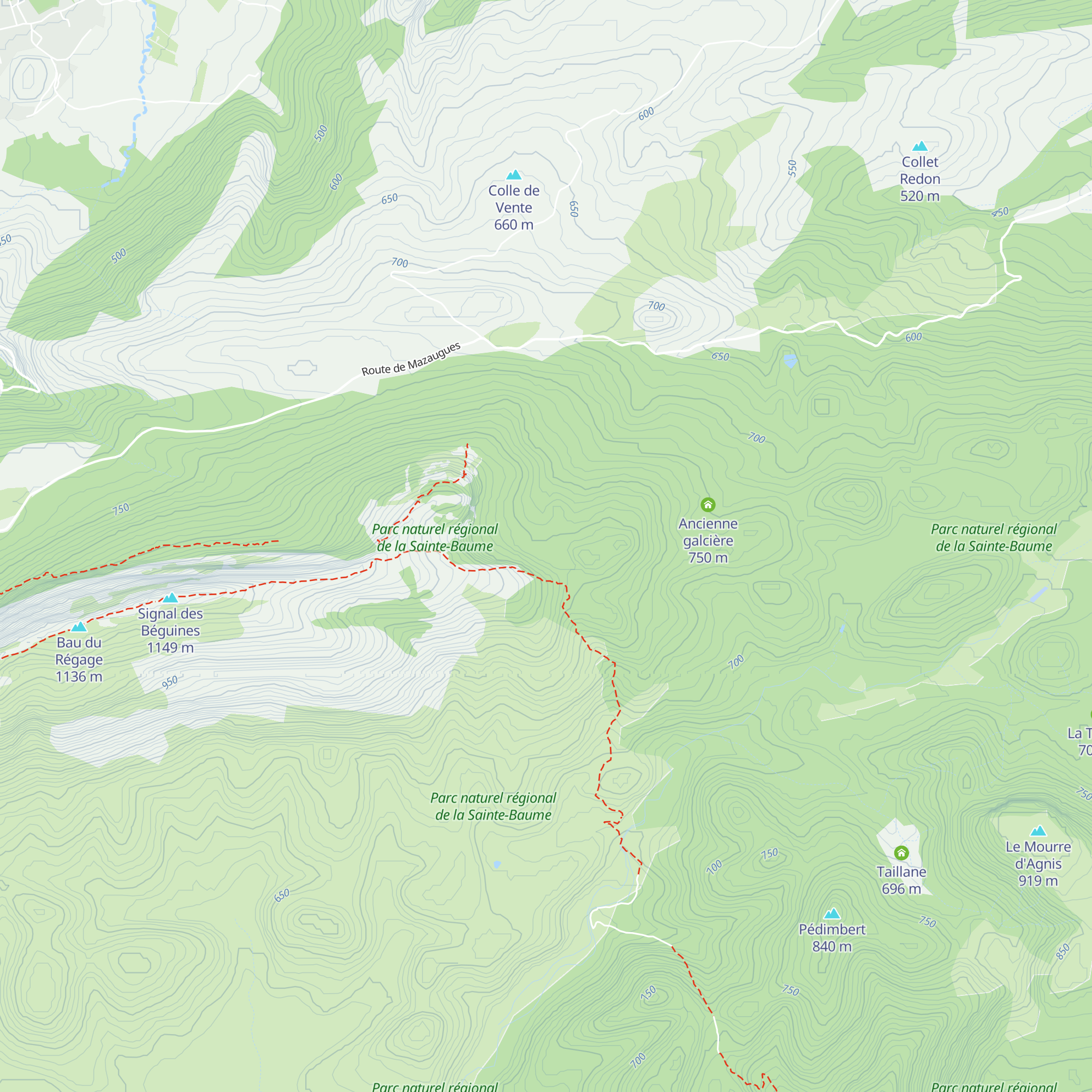 Ancienne galcière map