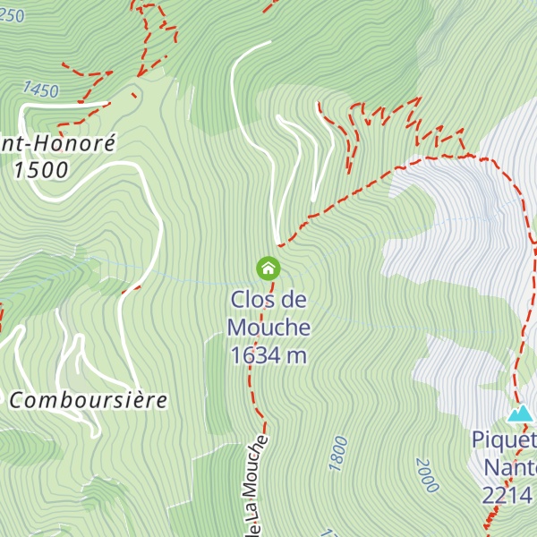 Map of Clos de Mouche