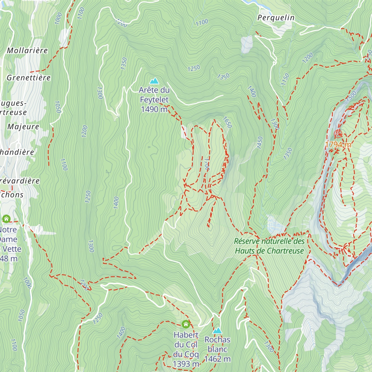 Habert de Pravouta map