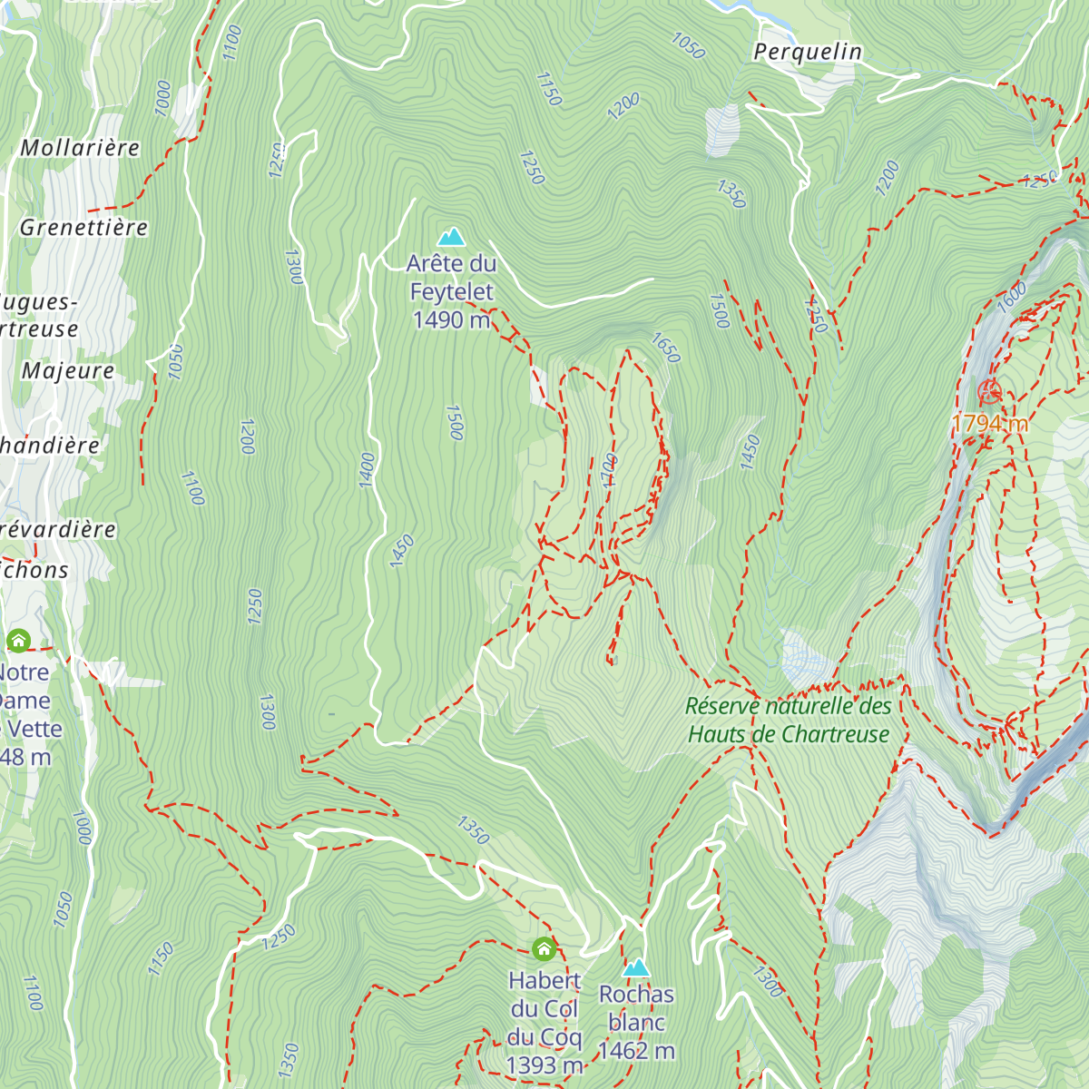 Habert de Pravouta map