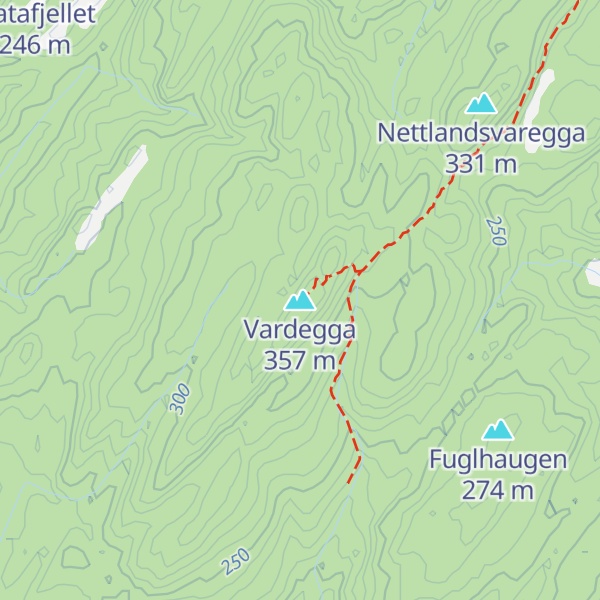 Map of Vardegga