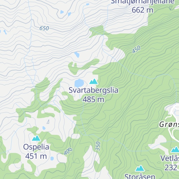 Map of Svartaberget