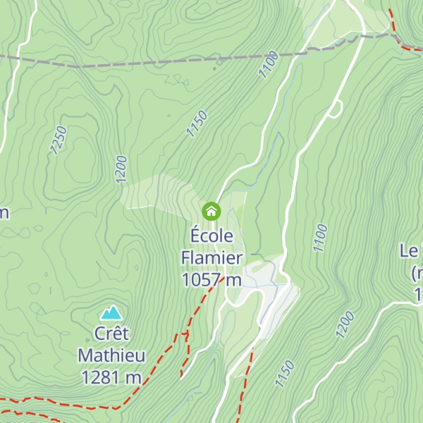 Map of École Flamier
