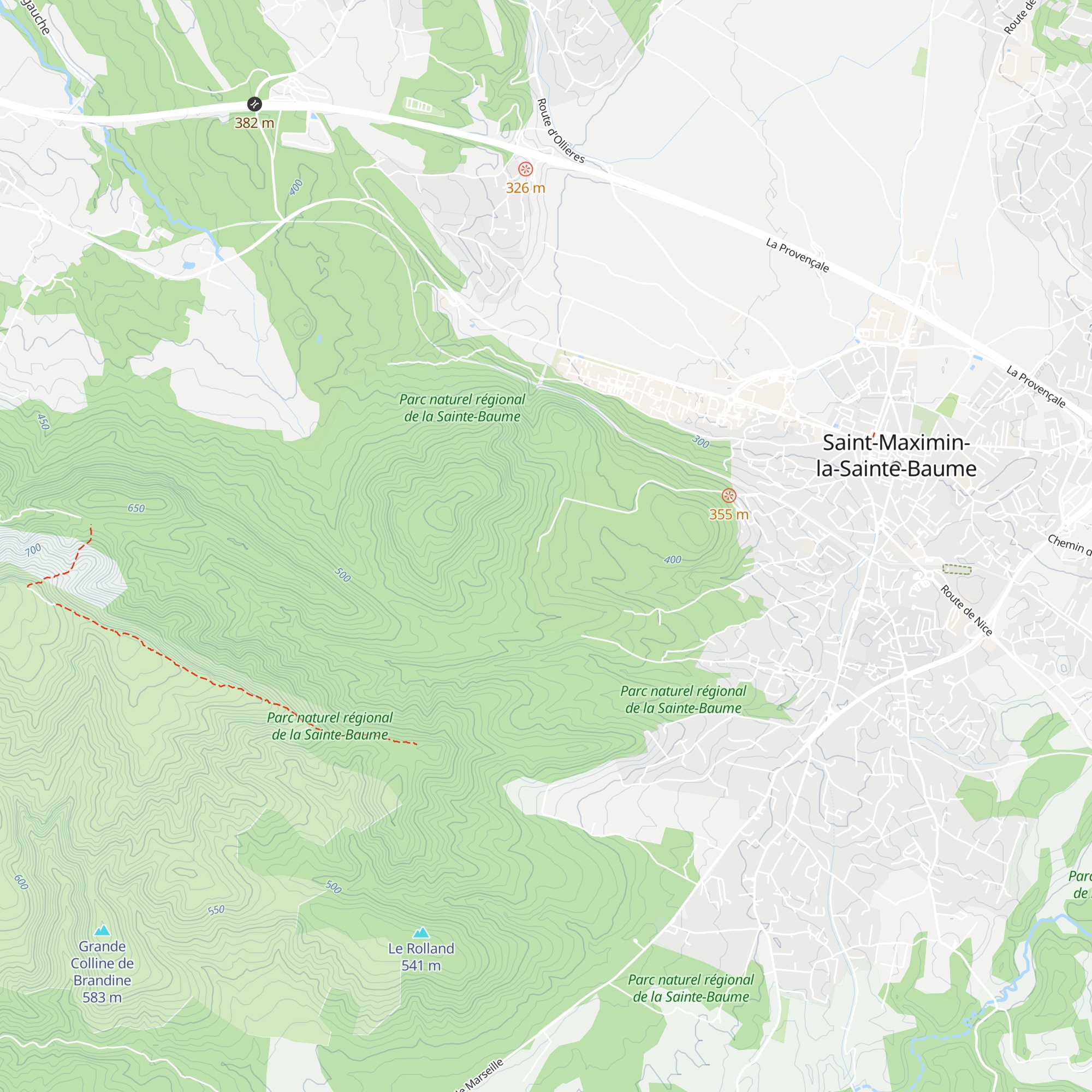 Domaine du Deffends map