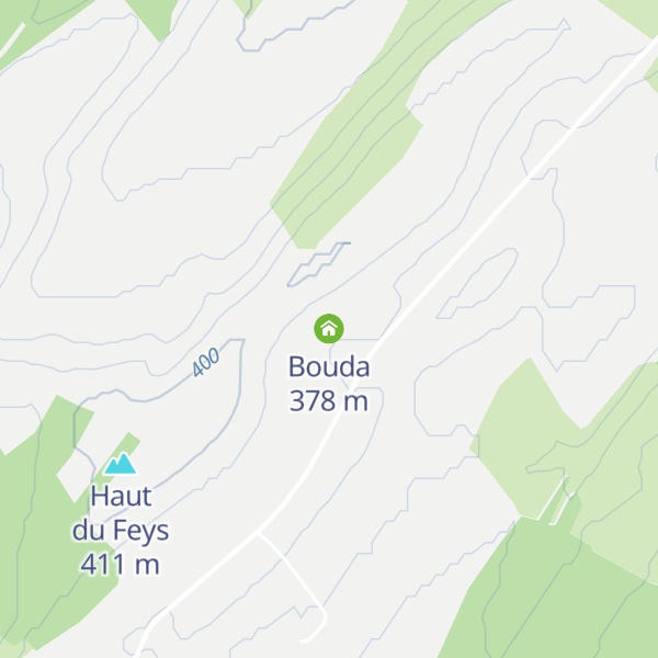 Map of Bouda