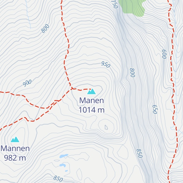 Map of Manen