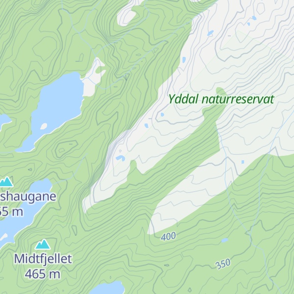 Map of Flatafjellet