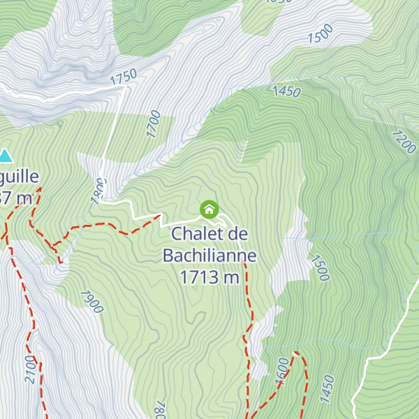 Map of Chalet de Bachilianne